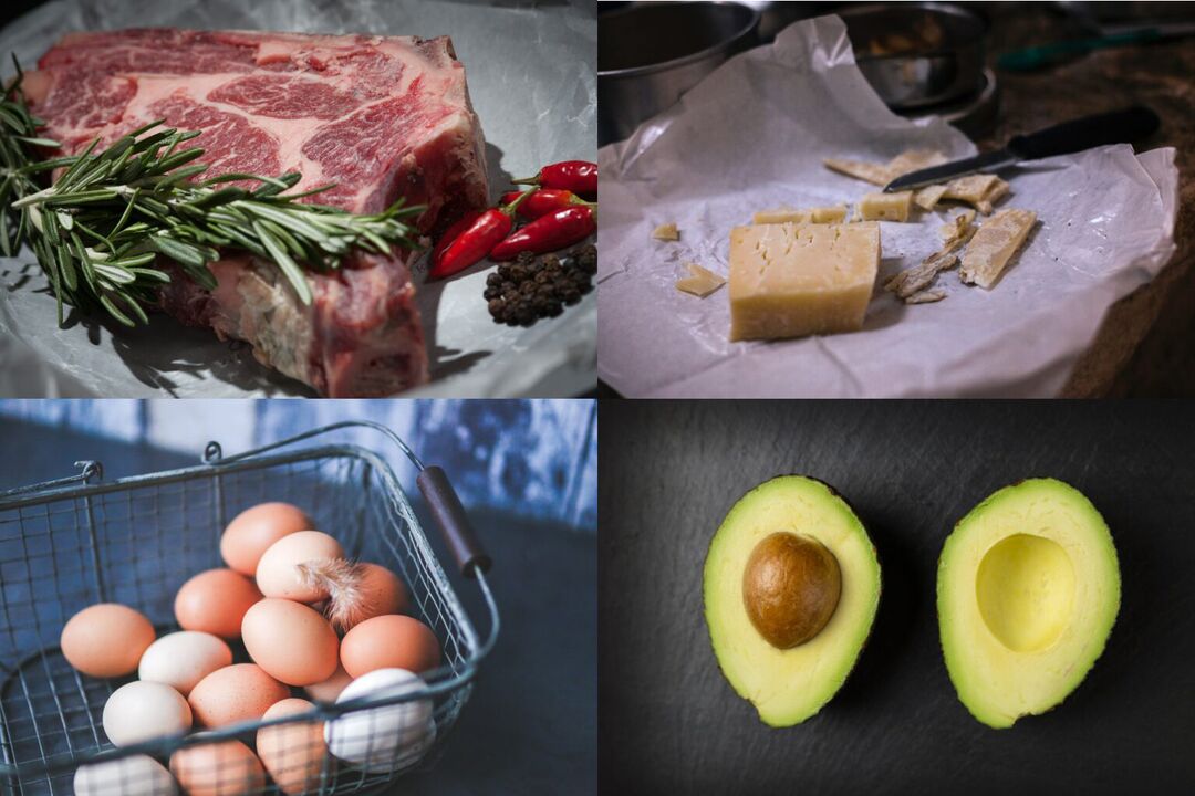 Alimentos para la dieta ceto