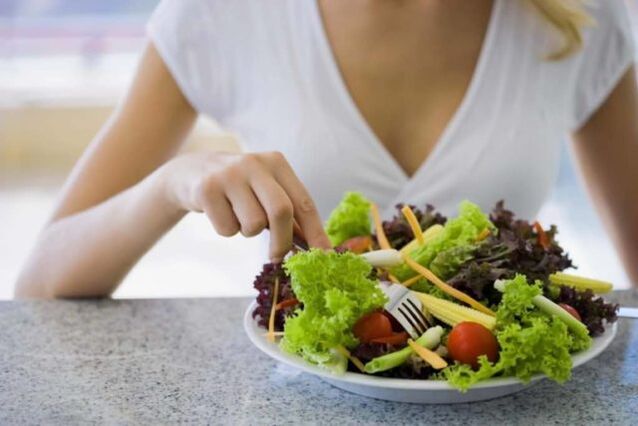 alimentos separados en los favoritos de la dieta